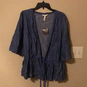 Matilda Jane Into the Deep Cardigan size large NWT